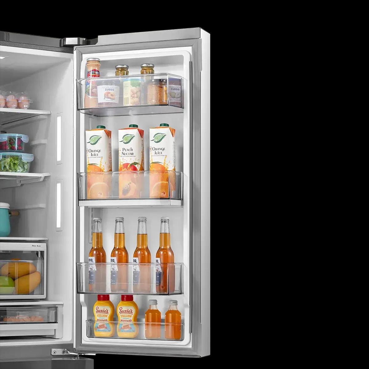 Midea 29.3 cu. ft. Jumbo Capacity French Door Refrigerator with Ice & Water Dispenser